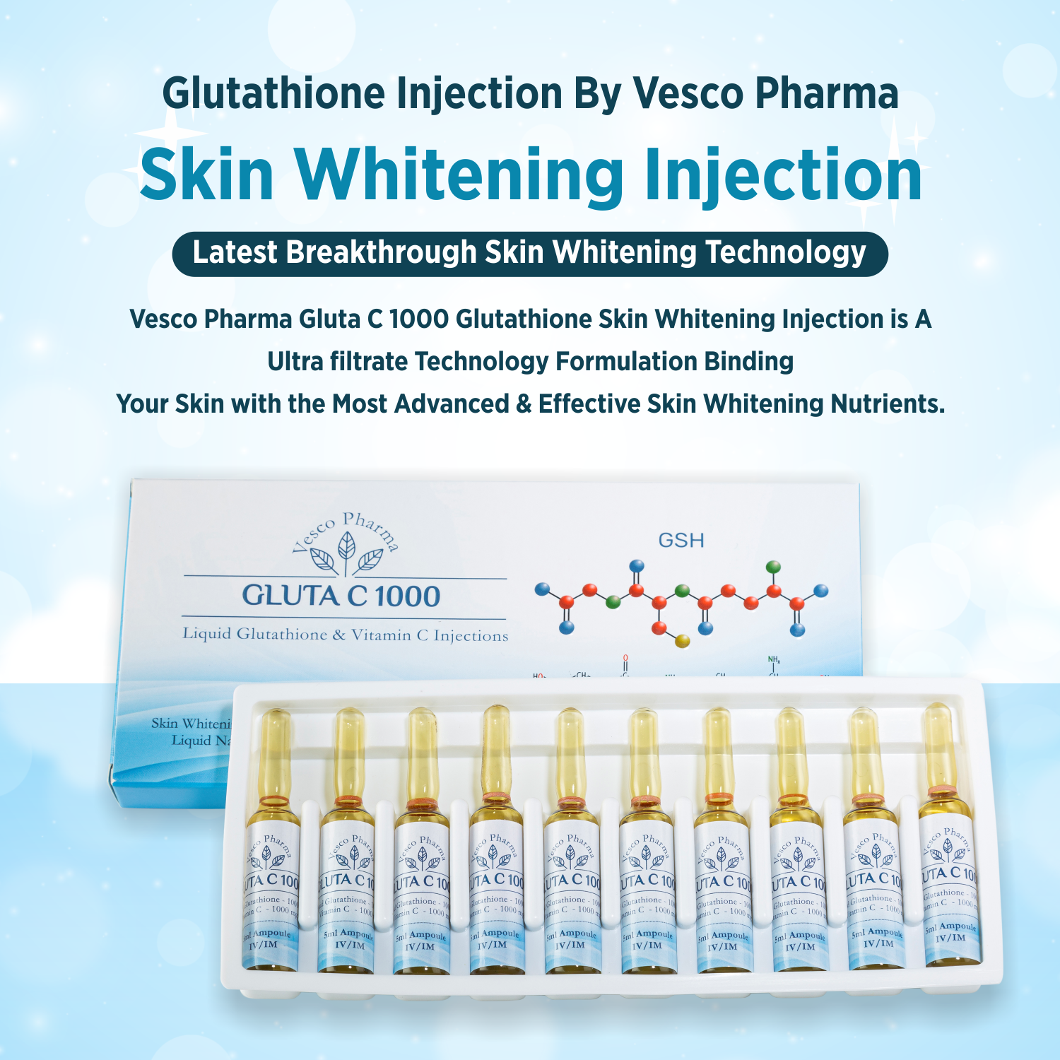Effective Glutathione Injection By Vesco Pharma 
